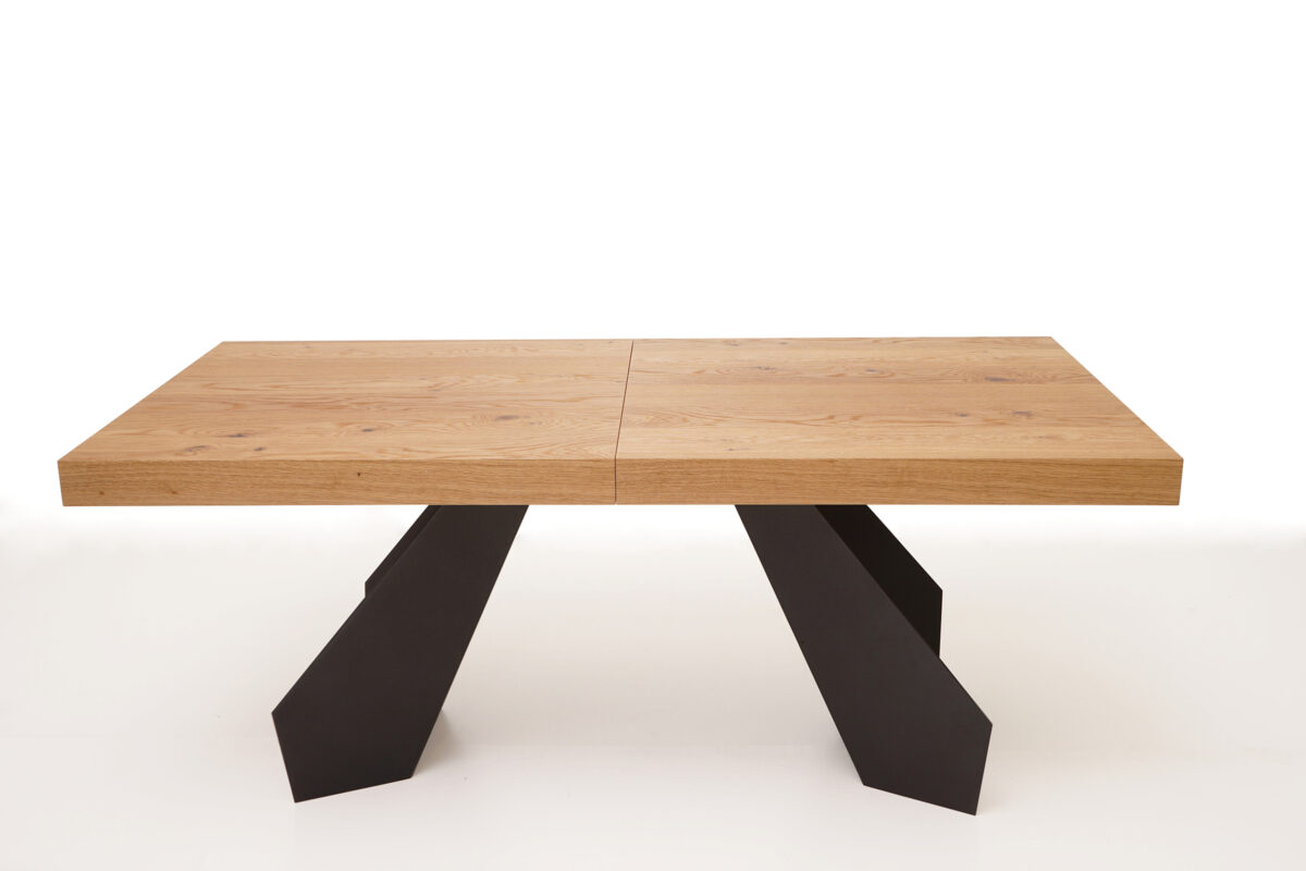 Stół A6 – fornir rozkładany, 180×90 cm