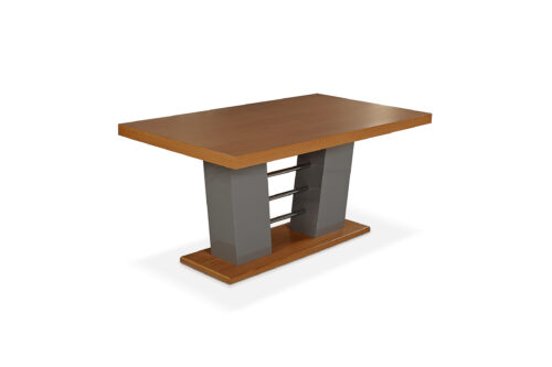 Stół Cyprian – stół rozkładany na lakierowanych nogach, 160x90cm + 2 x 50cm