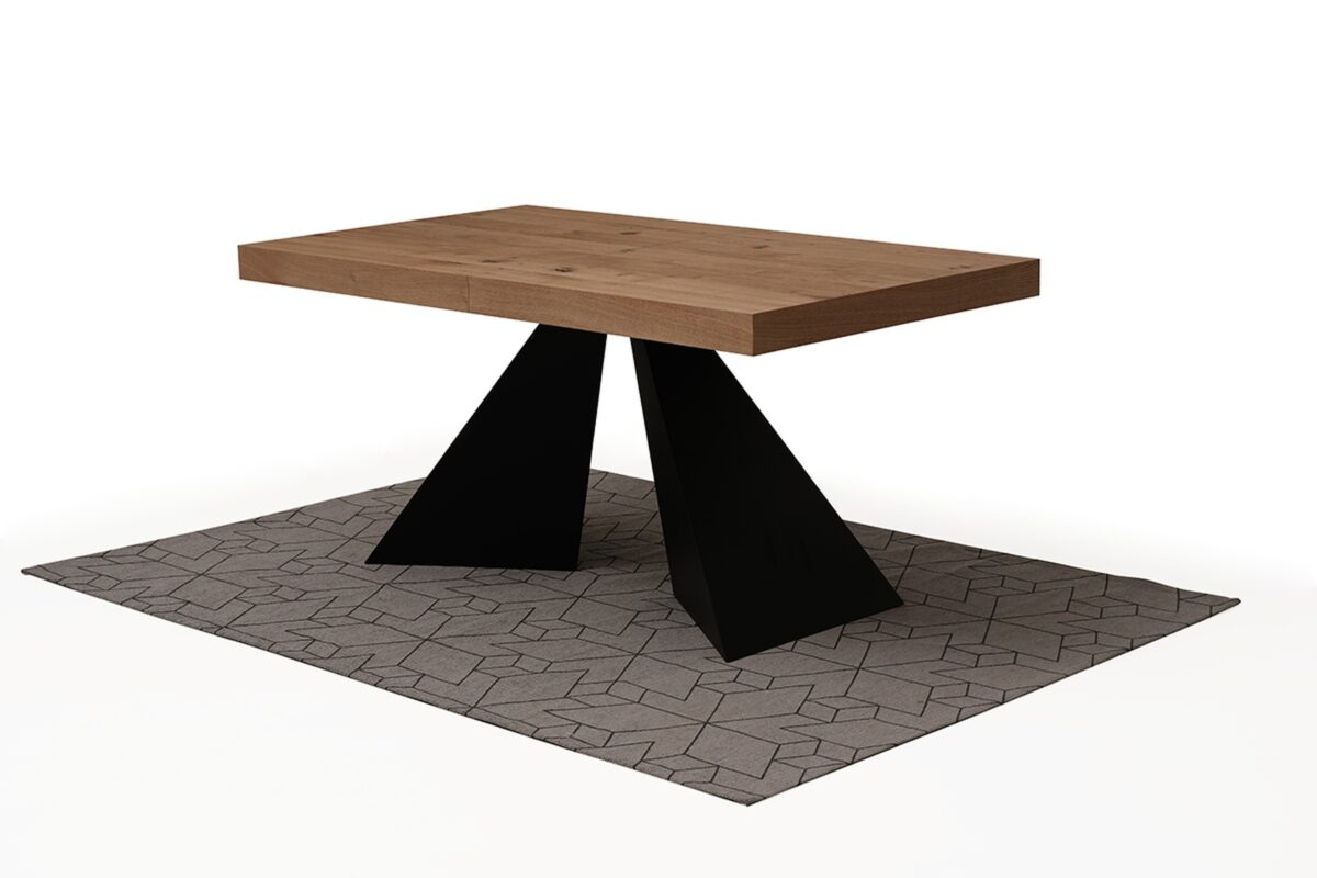 Stół A10 – rozkładany blat o wymiarze: 180x100cm + 2x 40 cm