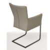 Krzesło Salma 02-200A- na metalowej płozie z podłokietnikiem
