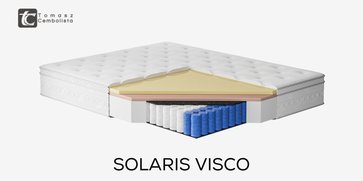 Materac SenActive – SOLARIS VISCO, pianka termoelastyczna