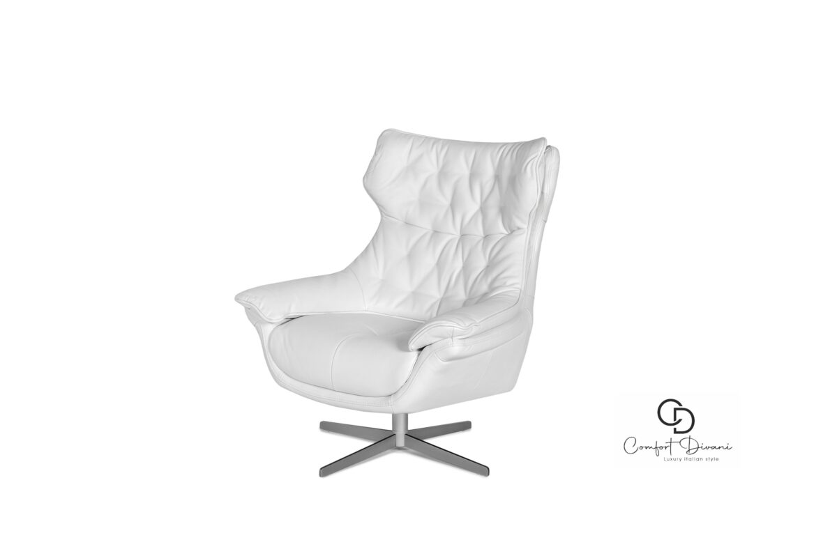 Fotel CD950 – Elegancja i Komfort w Wykonaniu z Naturalnej Skóry