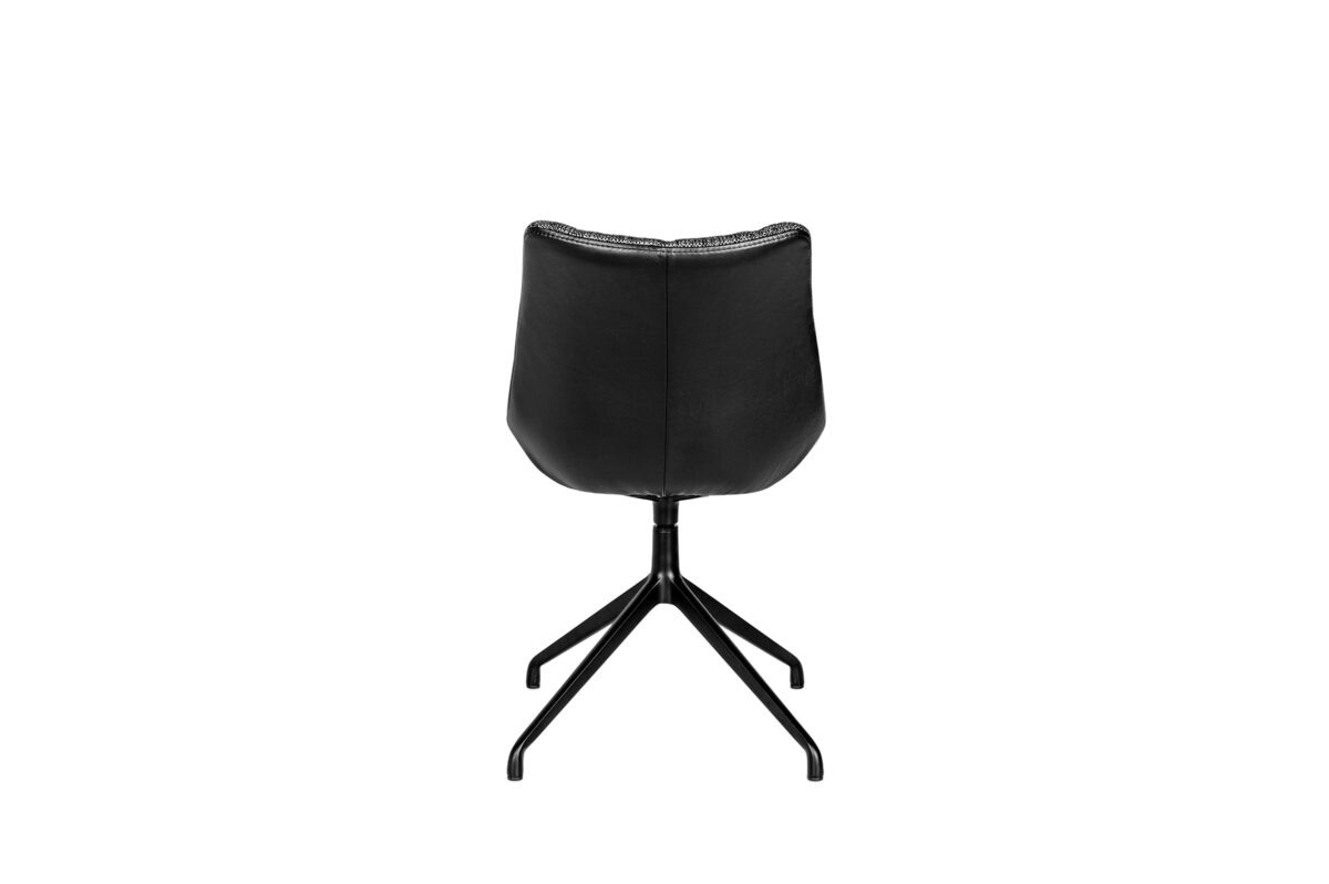 Obrotowe Krzesło K-14 na Czarnych Nóżkach Aluminiowych