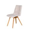 Piękne Krzesło K-09 A z Tkaniny Artex Oris 91 – Dębowe Nogi