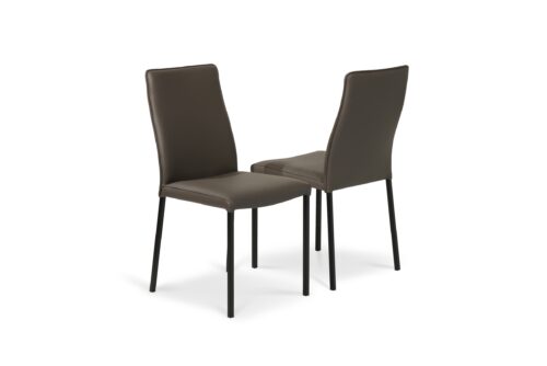 Krzesło K05 C – wygodne krzesła z naturalnej skóry – bez przeszyć