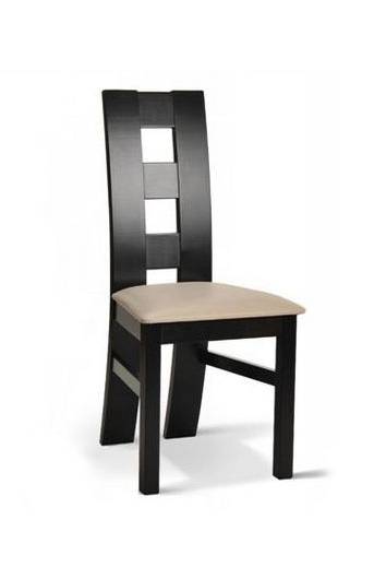 Alan krzesło drewniane dębowe lub bukowe tapicerowane