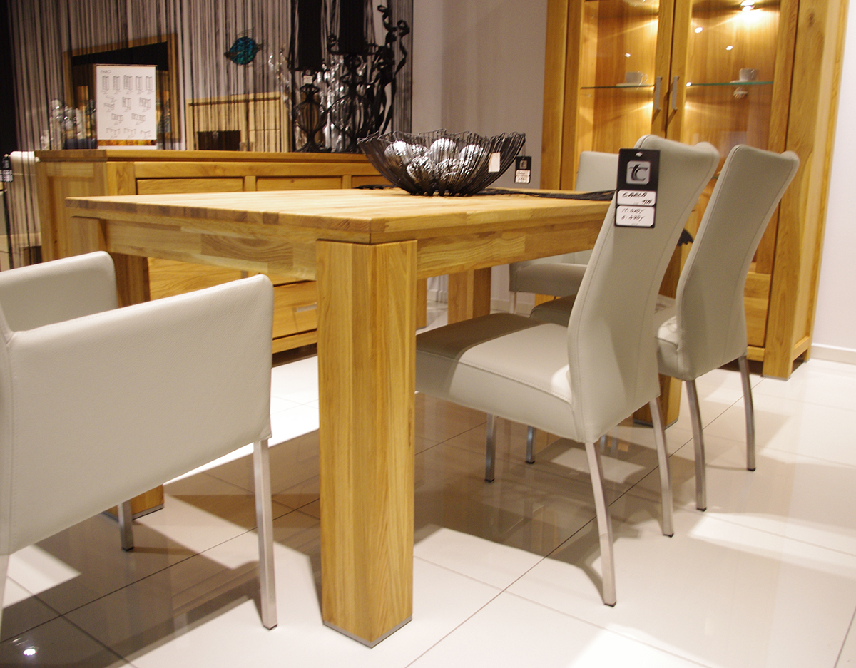 Faro stół z drewna dębowego