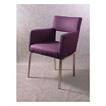 Fiesta krzesło z metalowymi nogami fioletowe