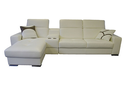 Genua nowoczesna sofa z barkiem i funkcją spania