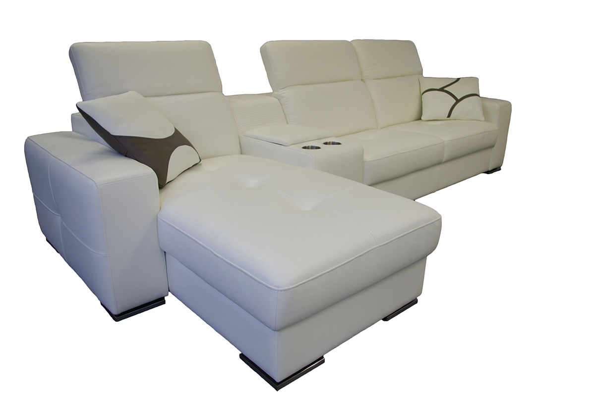 Genua sofa skórzana z systemem audio