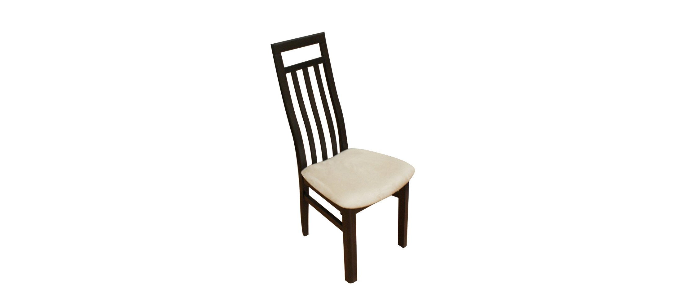 Ksara2 krzesło drewniane ażurowe oparcie siedzisko beżowe