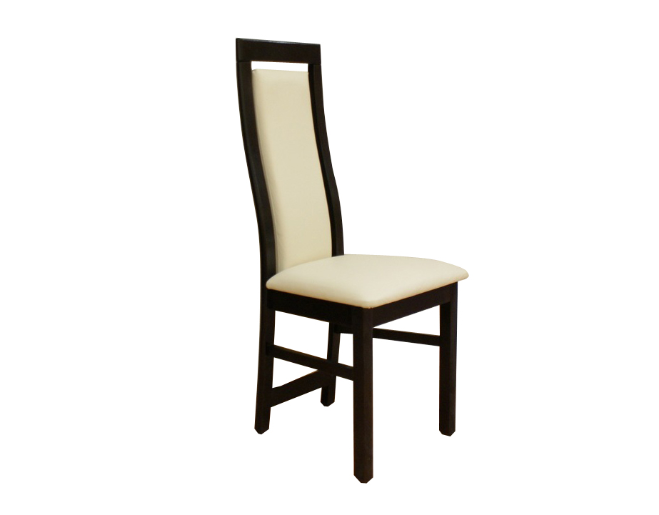 Kvenus krzesło skórzane drewniane do salonu klasyczne