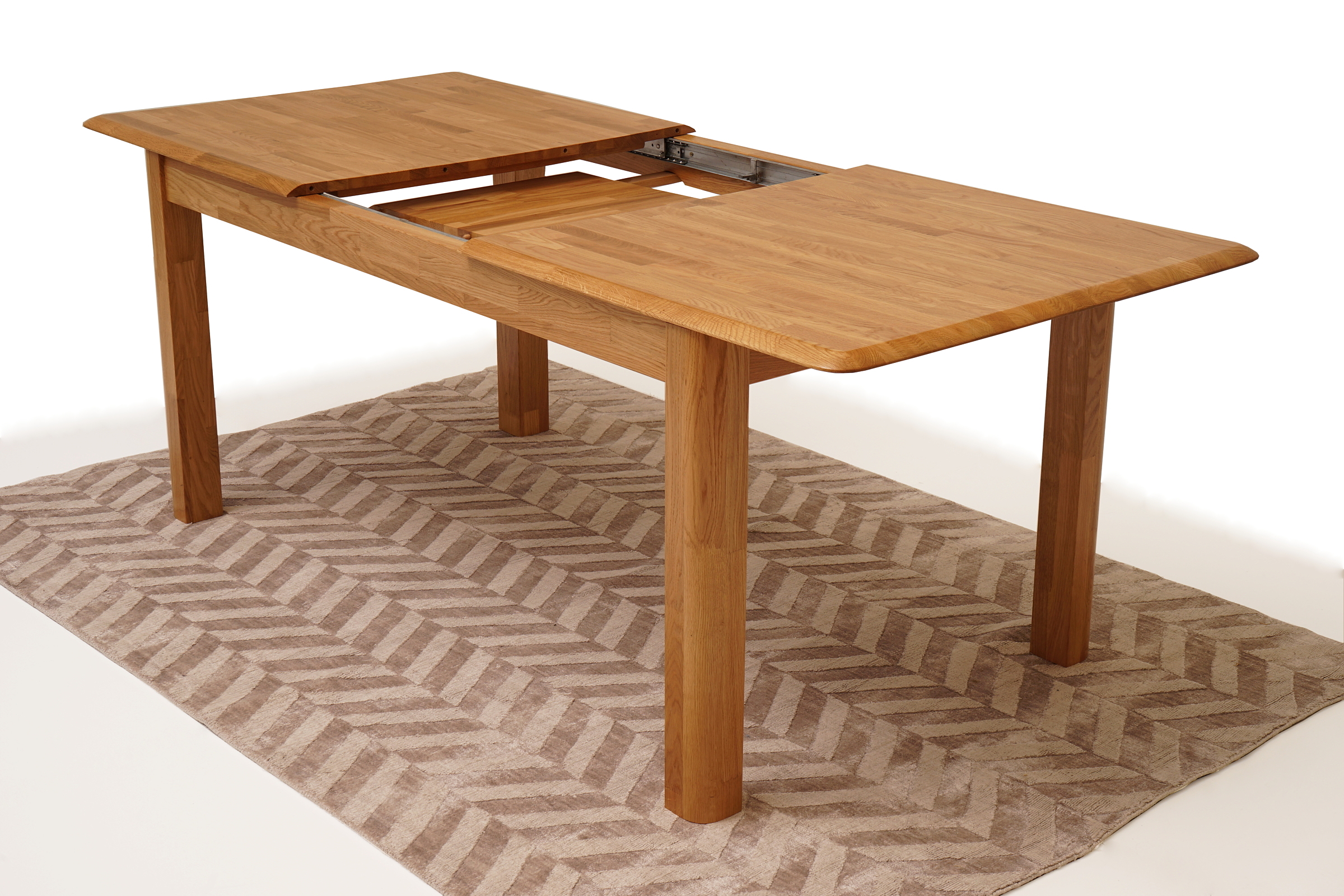 Palermo nowoczesny stół dębowy rozkładany z litego drewna