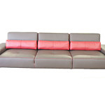 Royal sofa nowoczesna szaro różowa