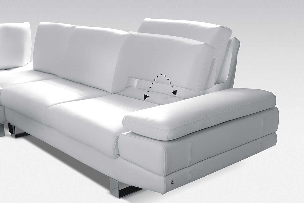 Sofa regulowane oparcie