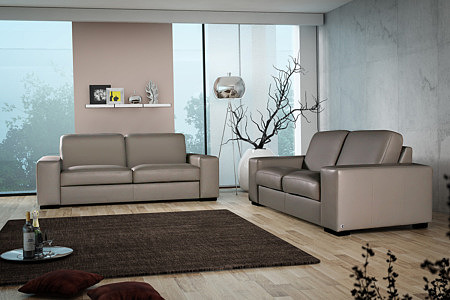 Vesta wypoczynek skórzany komplet wypoczynkowy sofa nowoczesna