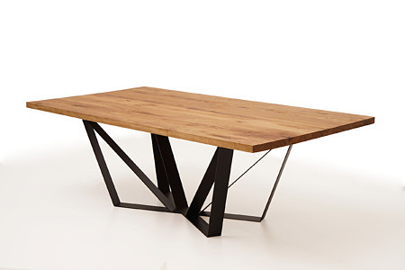 A3 stół dębowy nogi industrialne loftowe designerskie