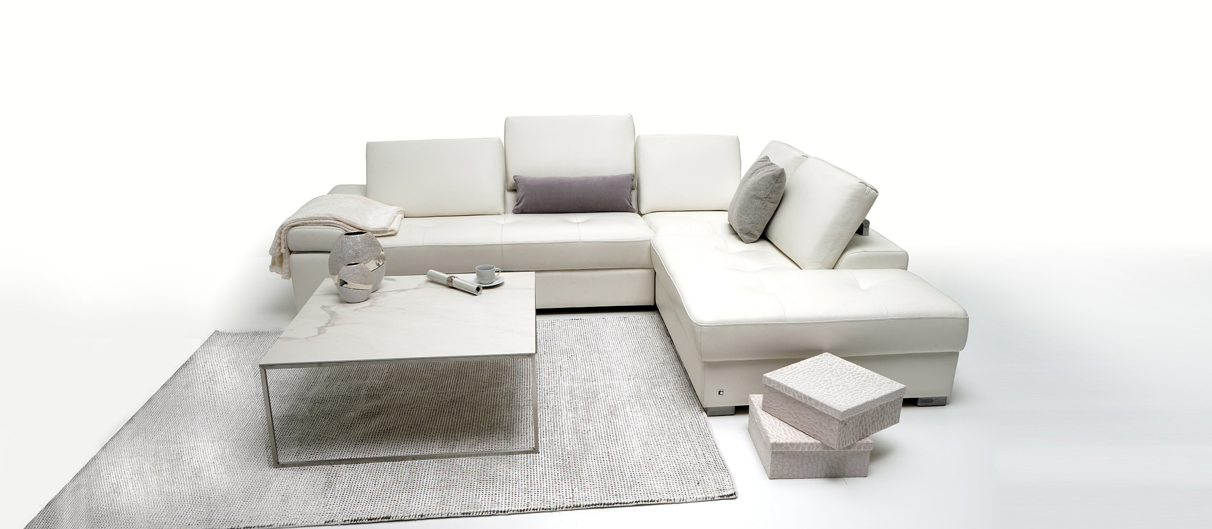 Onex aranżacja inspiracja na urządzenie nowoczesnego salonu z białym wypoczynkiem