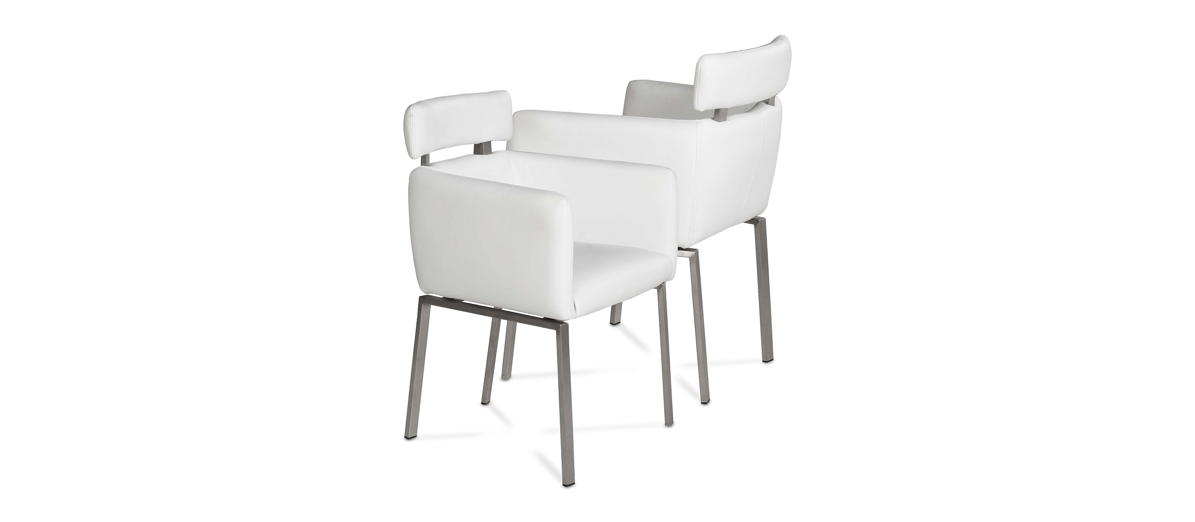 Sabine nowoczesne krzesło z zagłówkiem do salonu w stylu modern