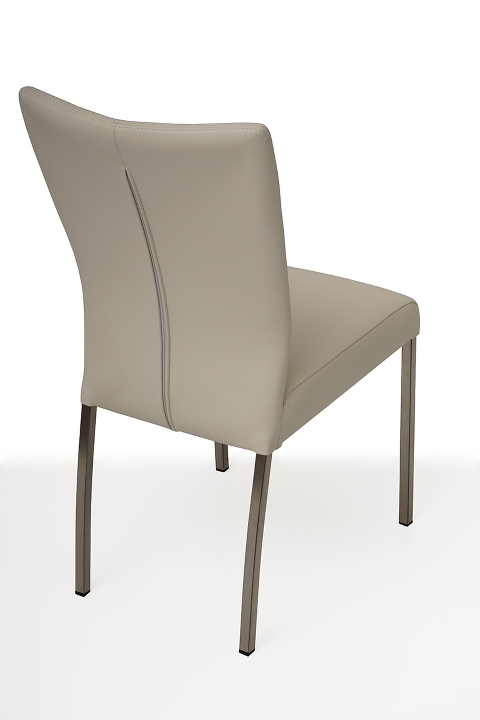Tapicerowane krzesło z metalowymi nogami 02