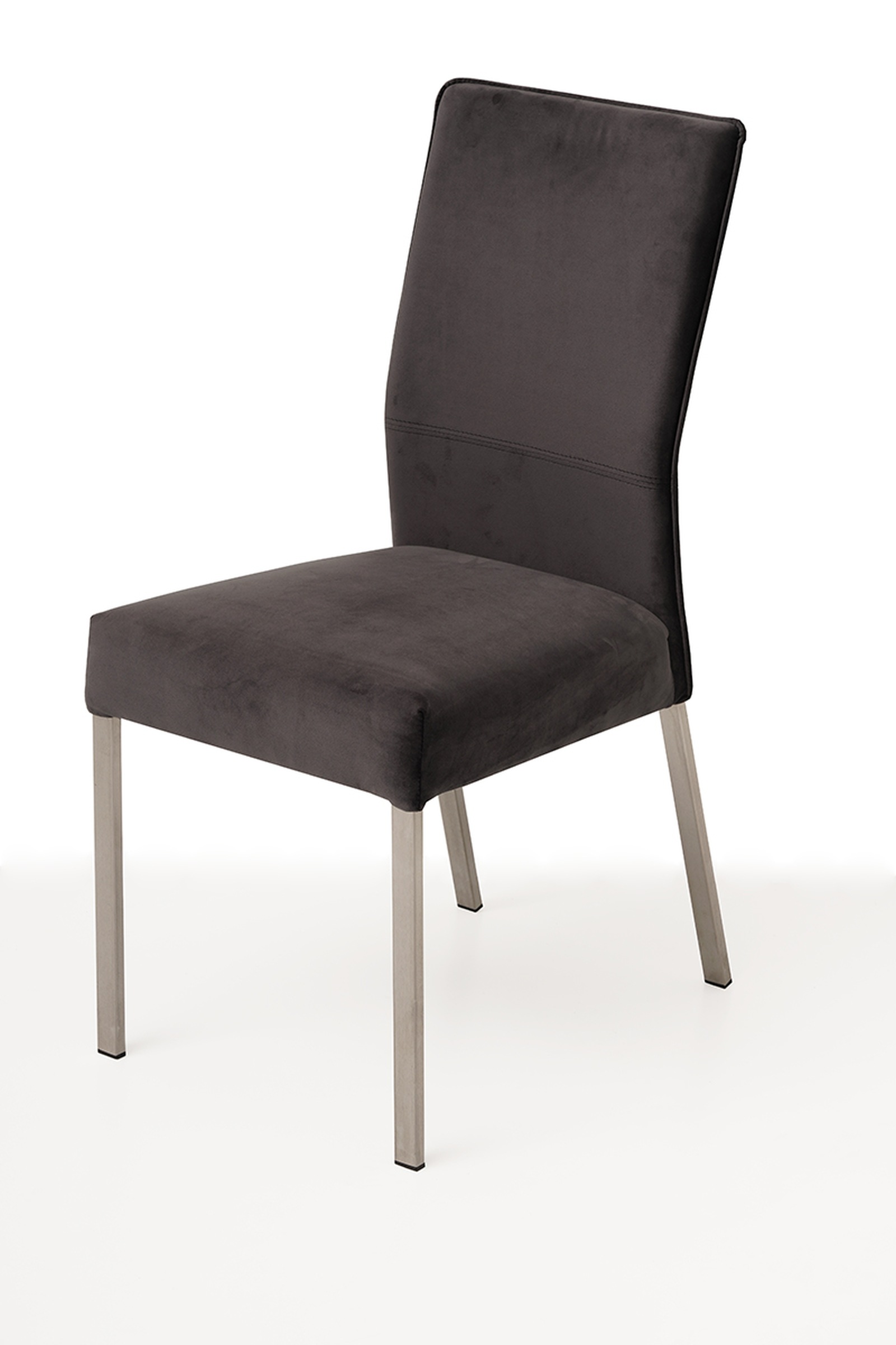 Tapicerowane krzesło z metalowymi nogami 03