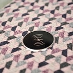 Barek nowoczesny zestaw wypoczynkowy ładowanie indukcyjne tapicerowany materiał m3