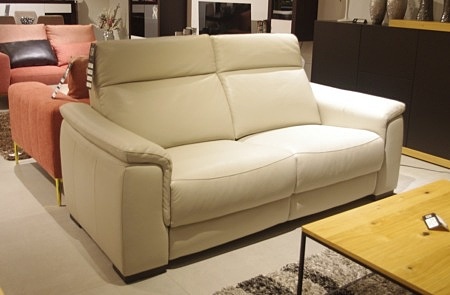 Sofa z relaxami szara