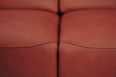 Idealnie wykonane siedziska infinity brązowa skóra toledo gruba miękka przeszycie siedzisko