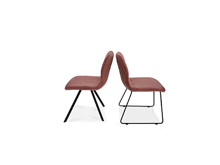 Stylowe krzesła w stylu industrialnym na nogach metalowych