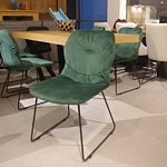 Krzesło zielone tc k12 nowoczesne